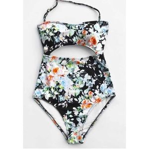 Cupshe Tender Night Print One-piece Swimsuit SMALL